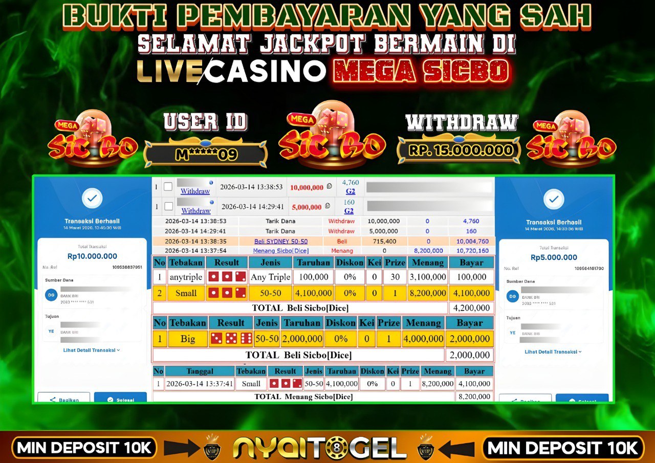 bukti jp live casino