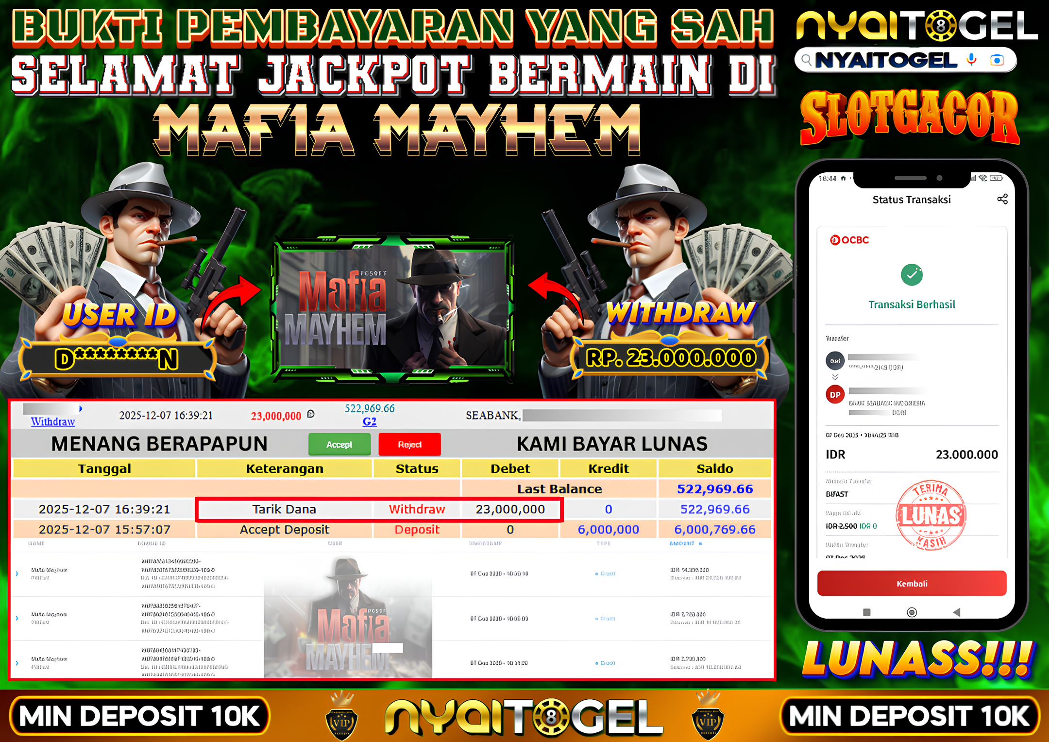 NYAITOGEL Bukti Jackpot Slot