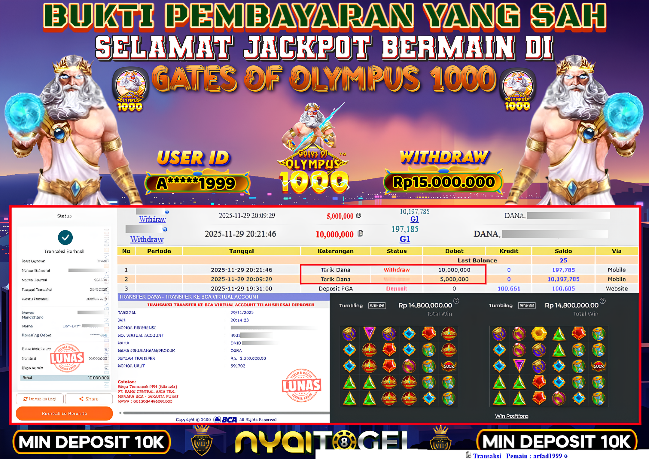 NYAITOGEL Bukti Jackpot Slot