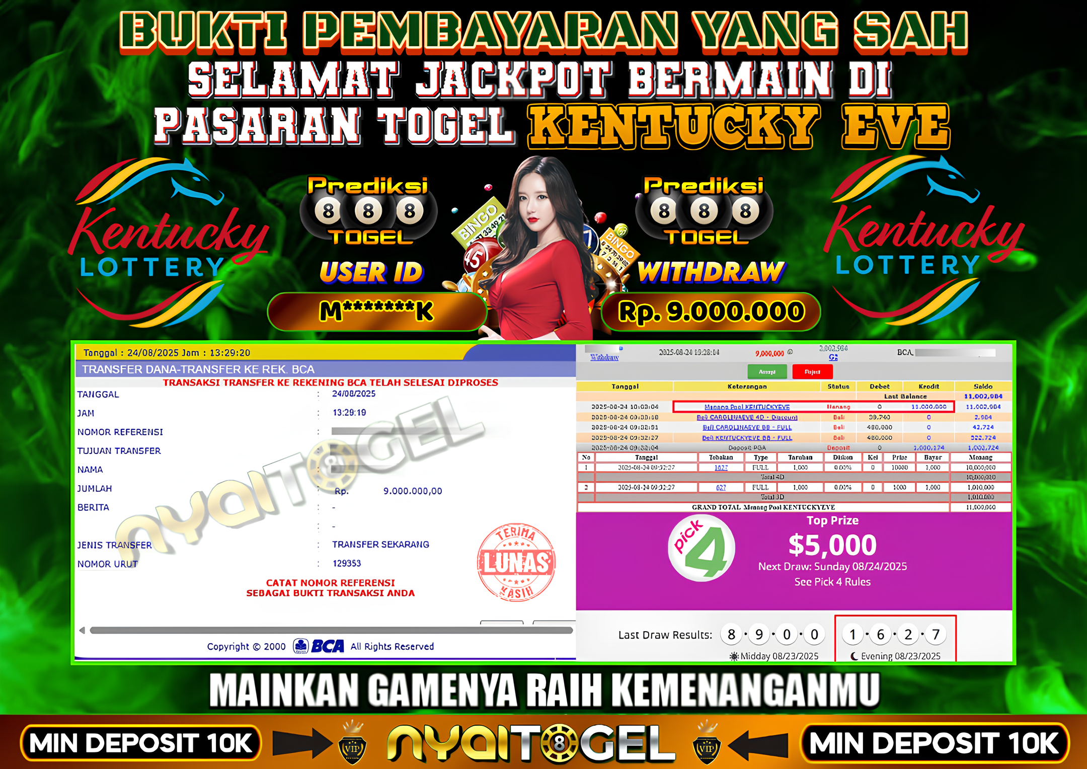 NYAITOGEL Bukti Jackpot Togel