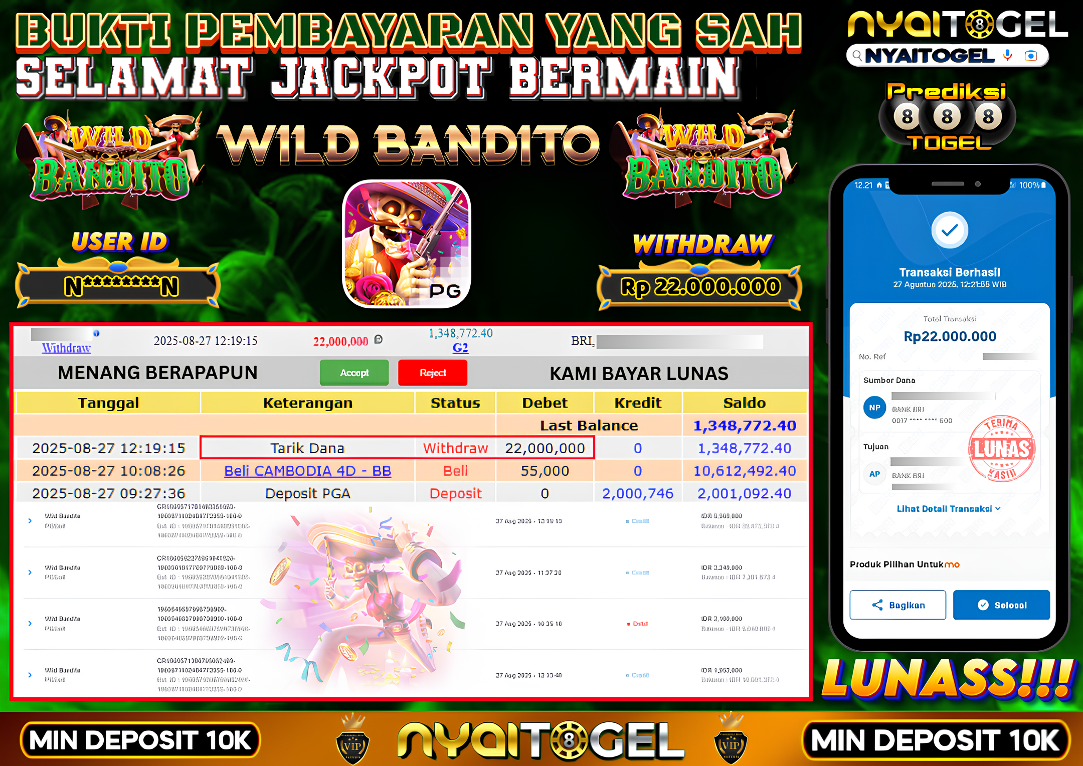 NYAITOGEL Bukti Jackpot Slot
