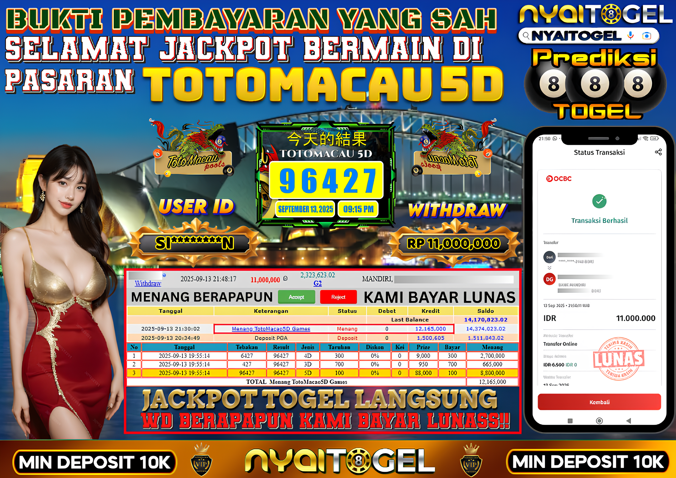 NYAITOGEL Bukti Jackpot Togel