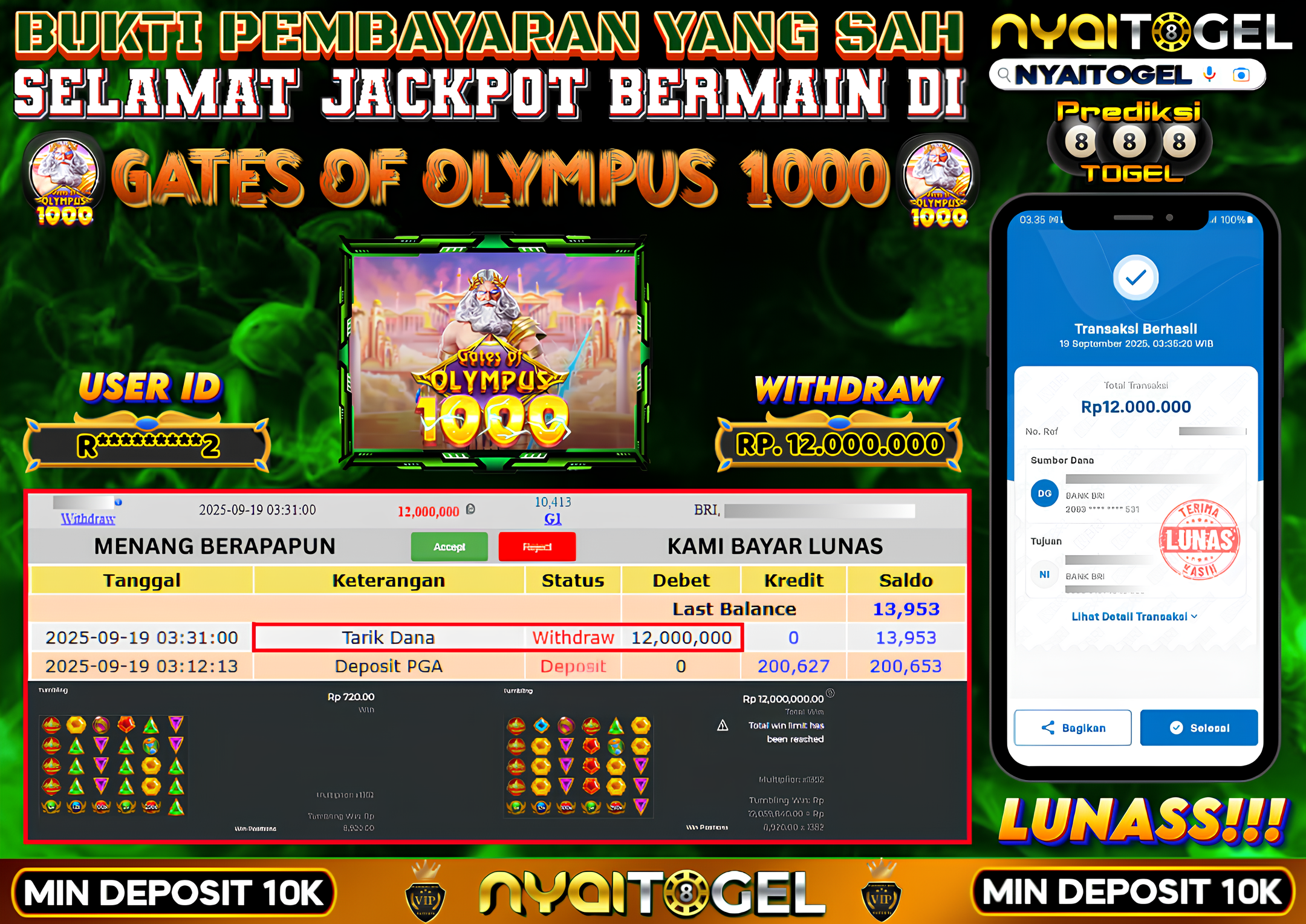 NYAITOGEL Bukti Jackpot Slot