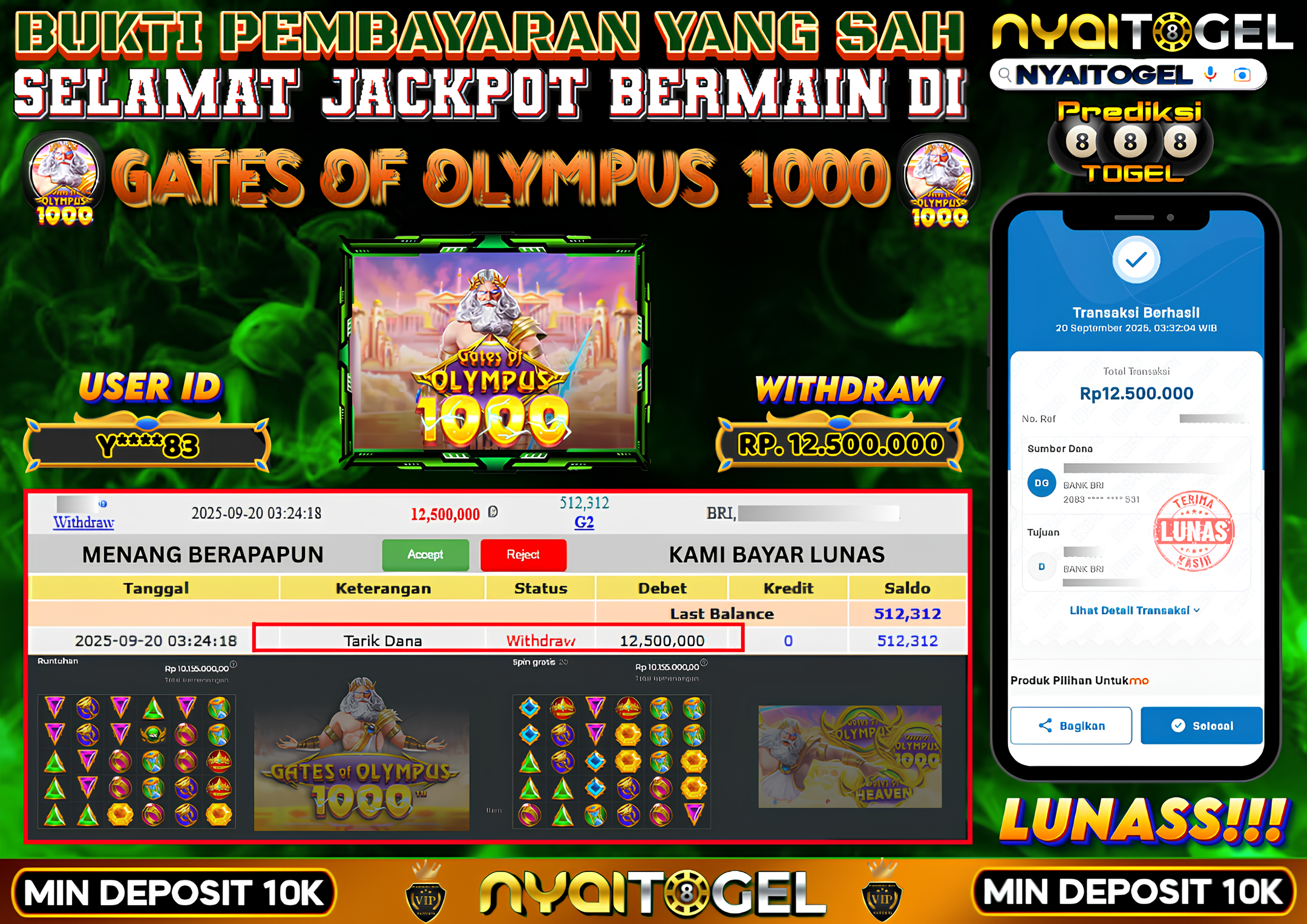 NYAITOGEL Bukti Jackpot Slot