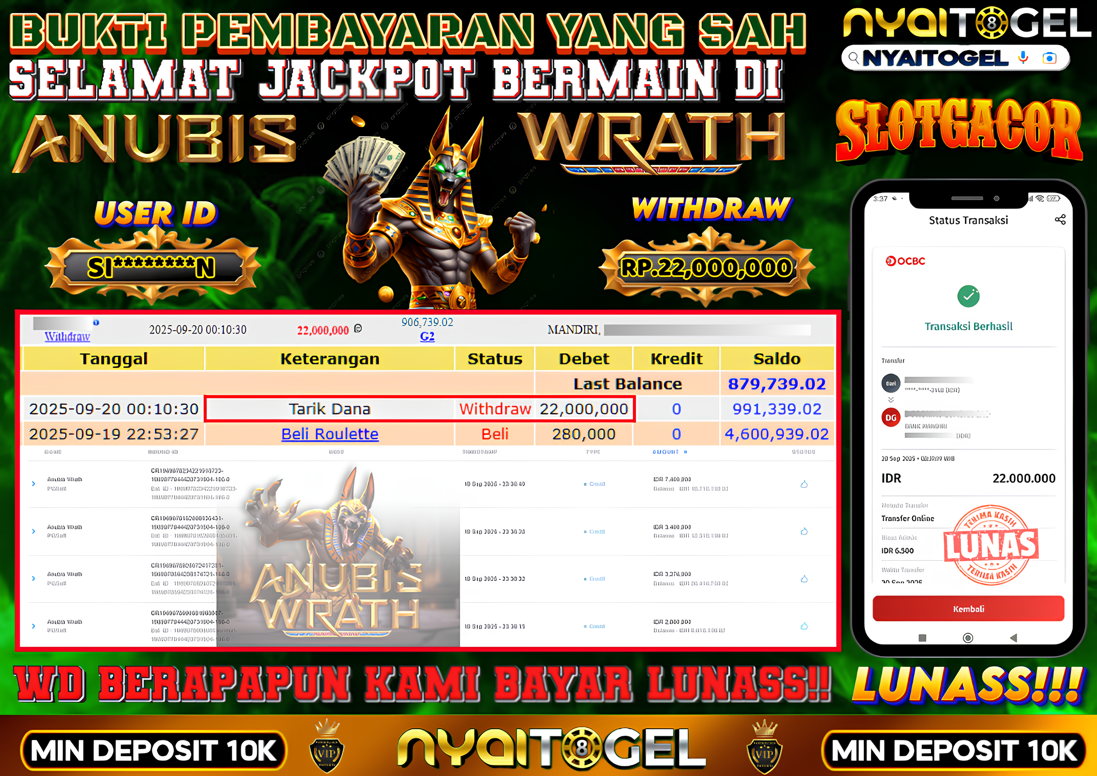 NYAITOGEL Bukti Jackpot Slot