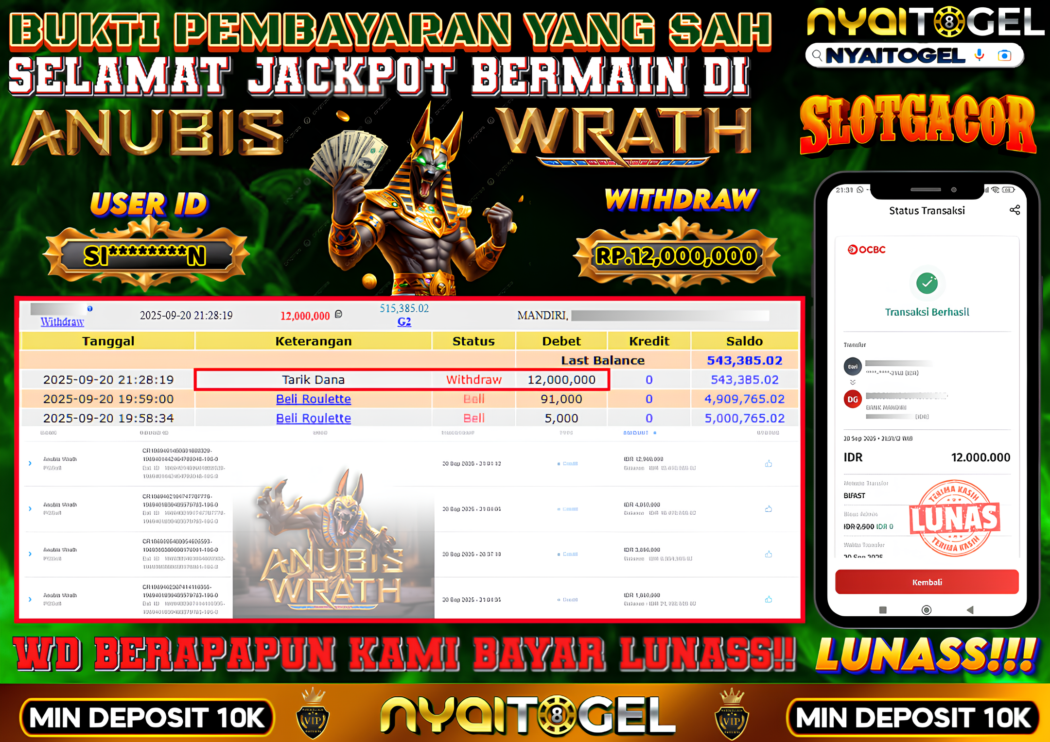 NYAITOGEL Bukti Jackpot Slot