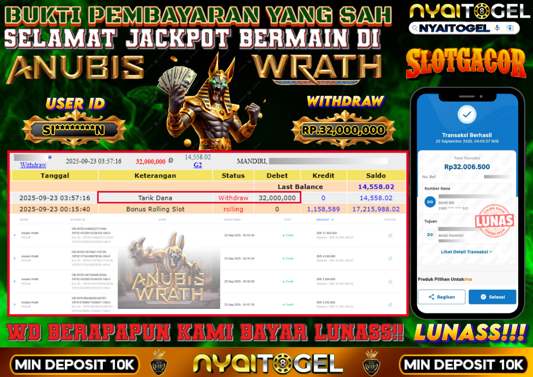 NYAITOGEL Bukti Jackpot Slot