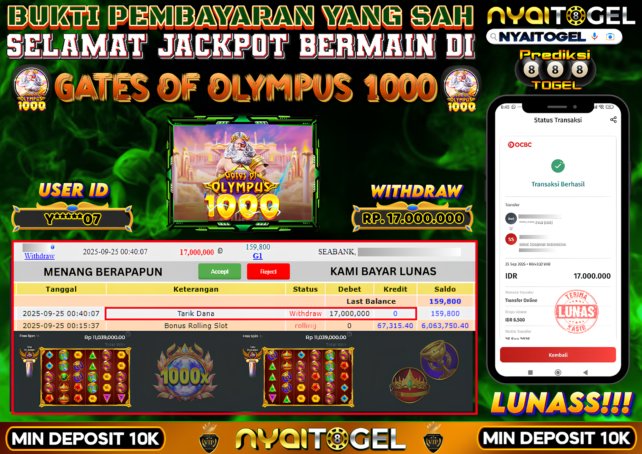 NYAITOGEL Bukti Jackpot Slot