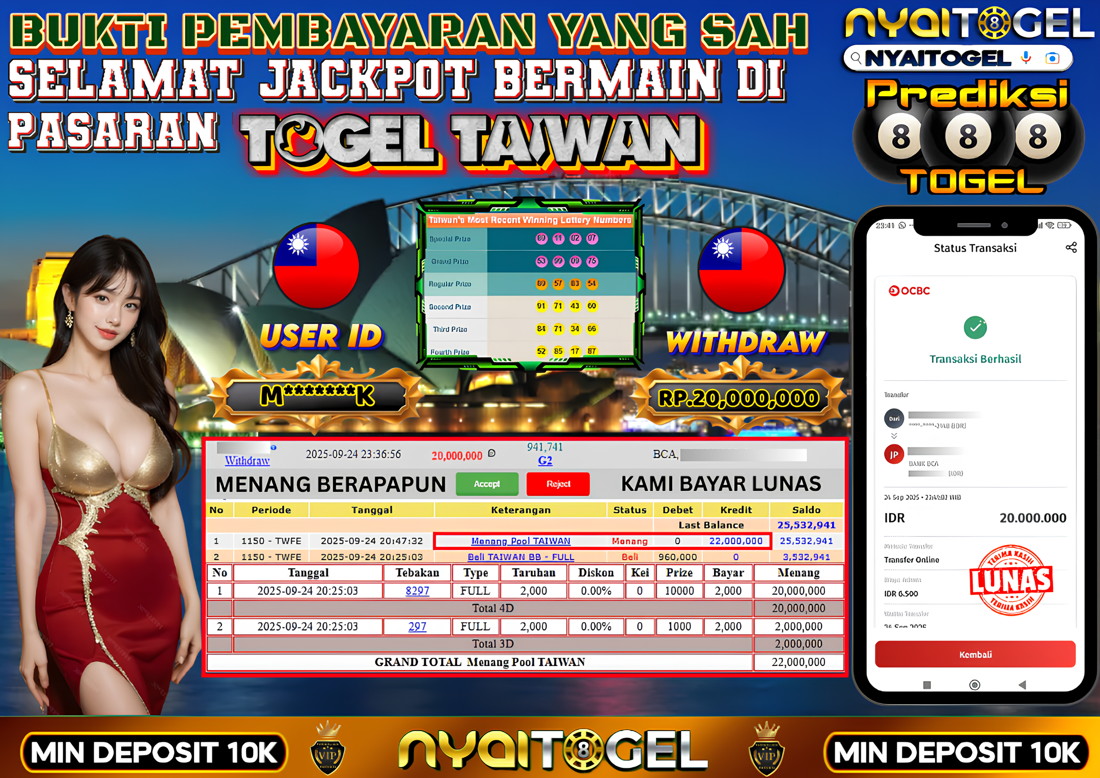 NYAITOGEL Bukti Jackpot Togel