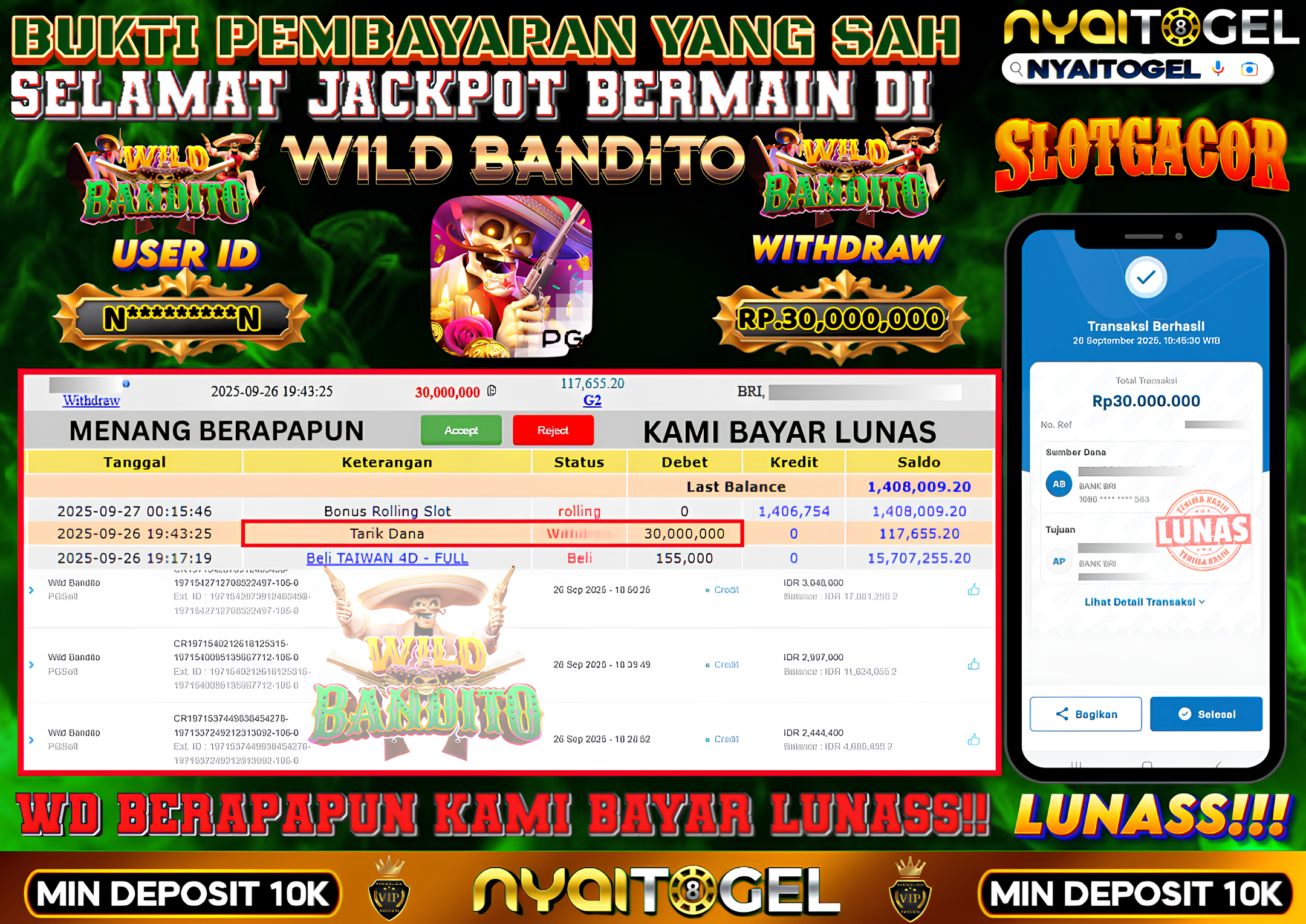 NYAITOGEL Bukti Jackpot Slot