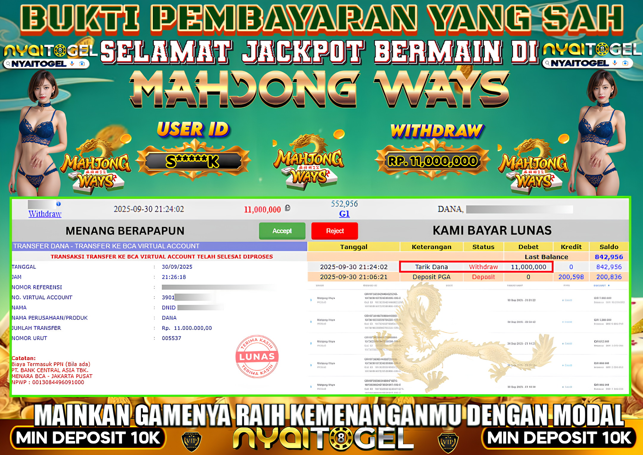 NYAITOGEL Bukti Jackpot Slot