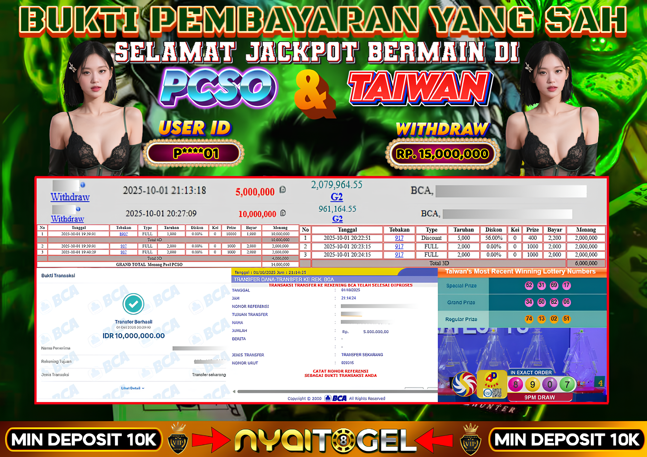 NYAITOGEL Bukti Jackpot Togel