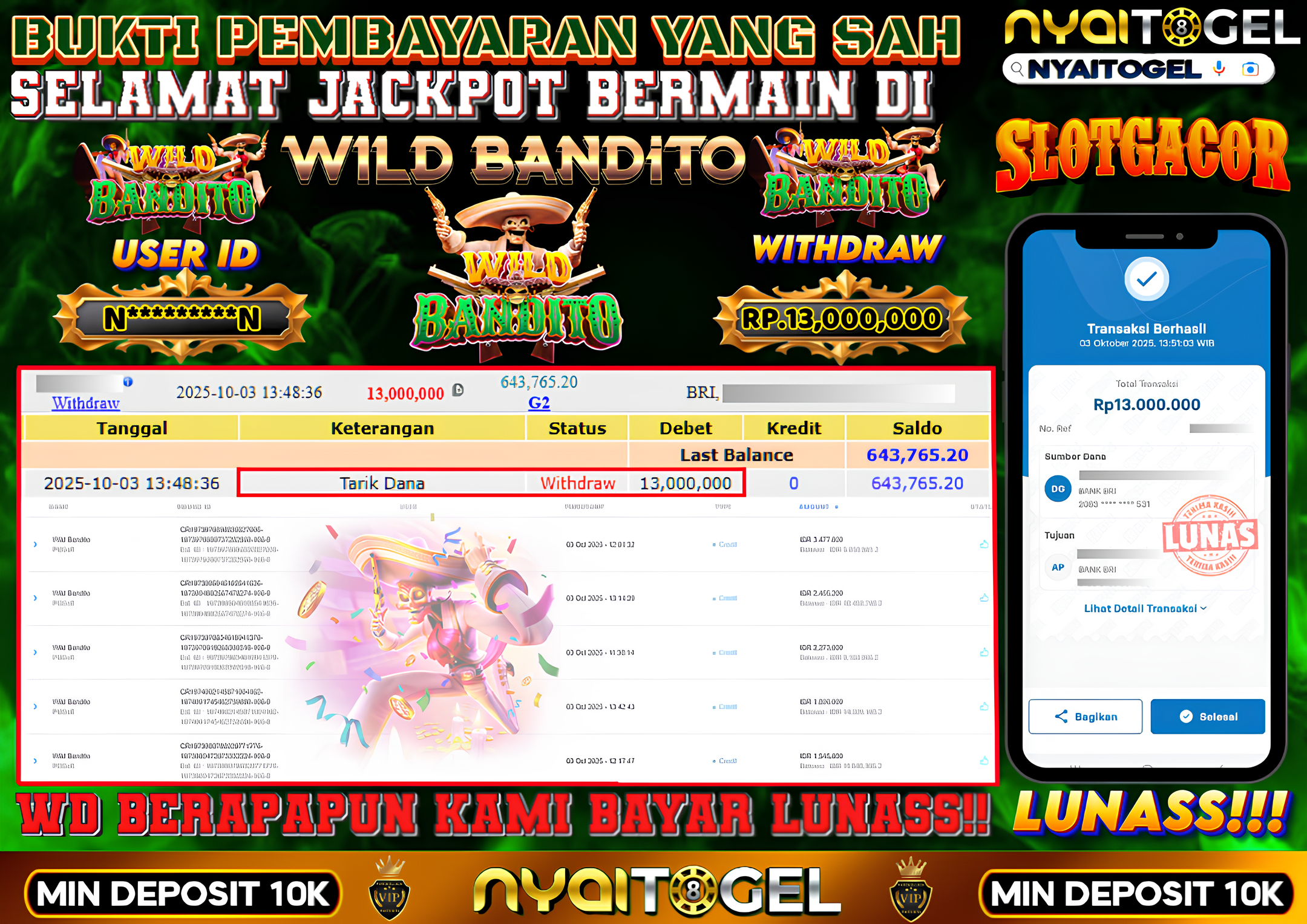 NYAITOGEL Bukti Jackpot Slot