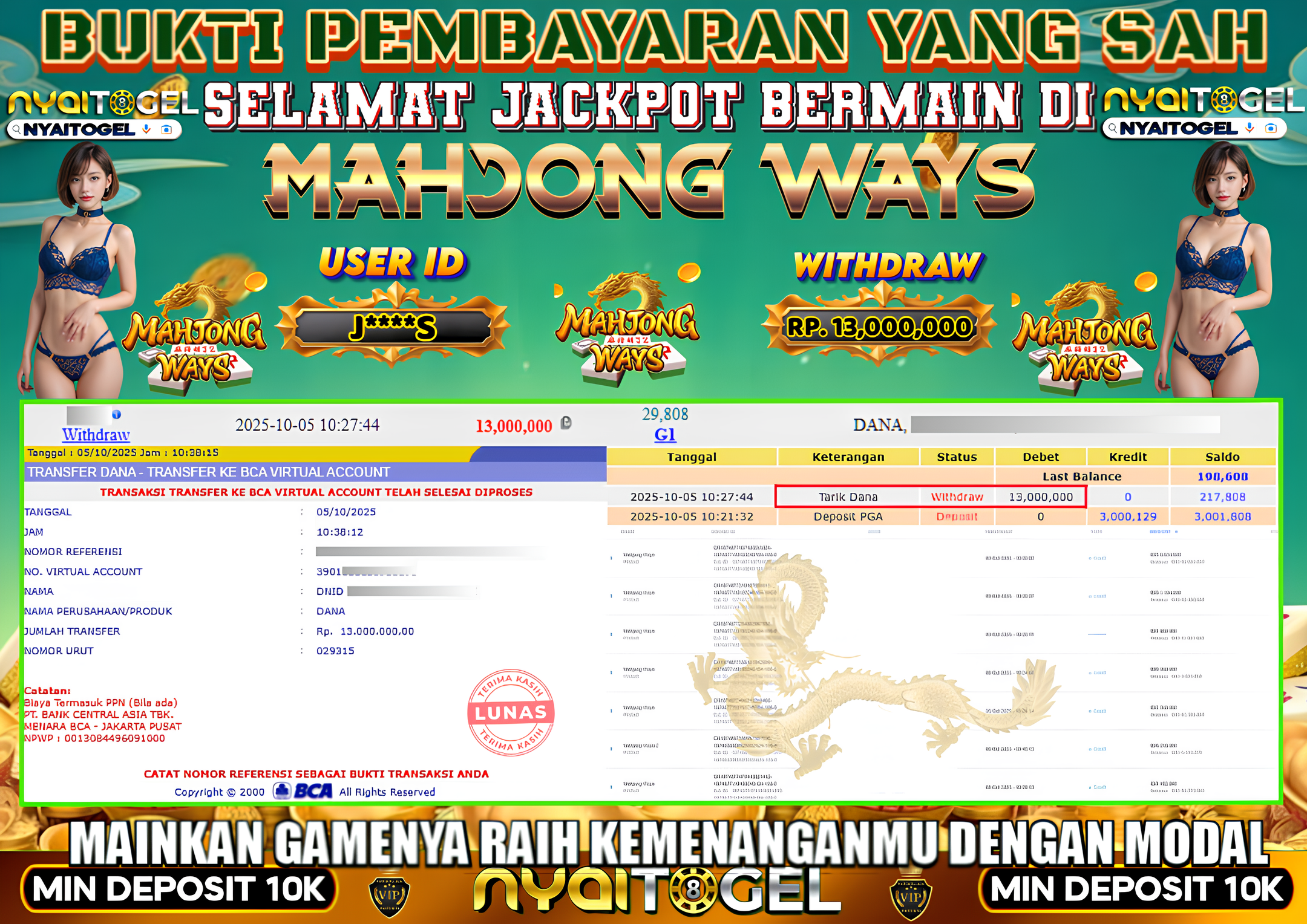 NYAITOGEL Bukti Jackpot Slot