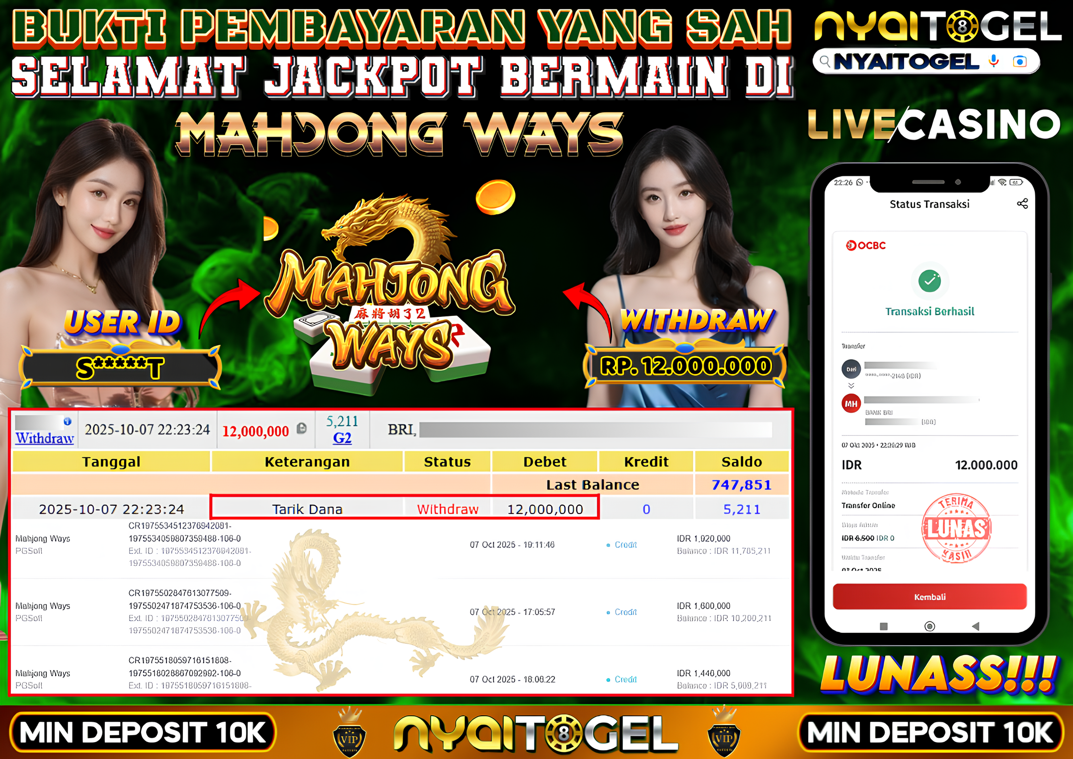 NYAITOGEL Bukti Jackpot Slot