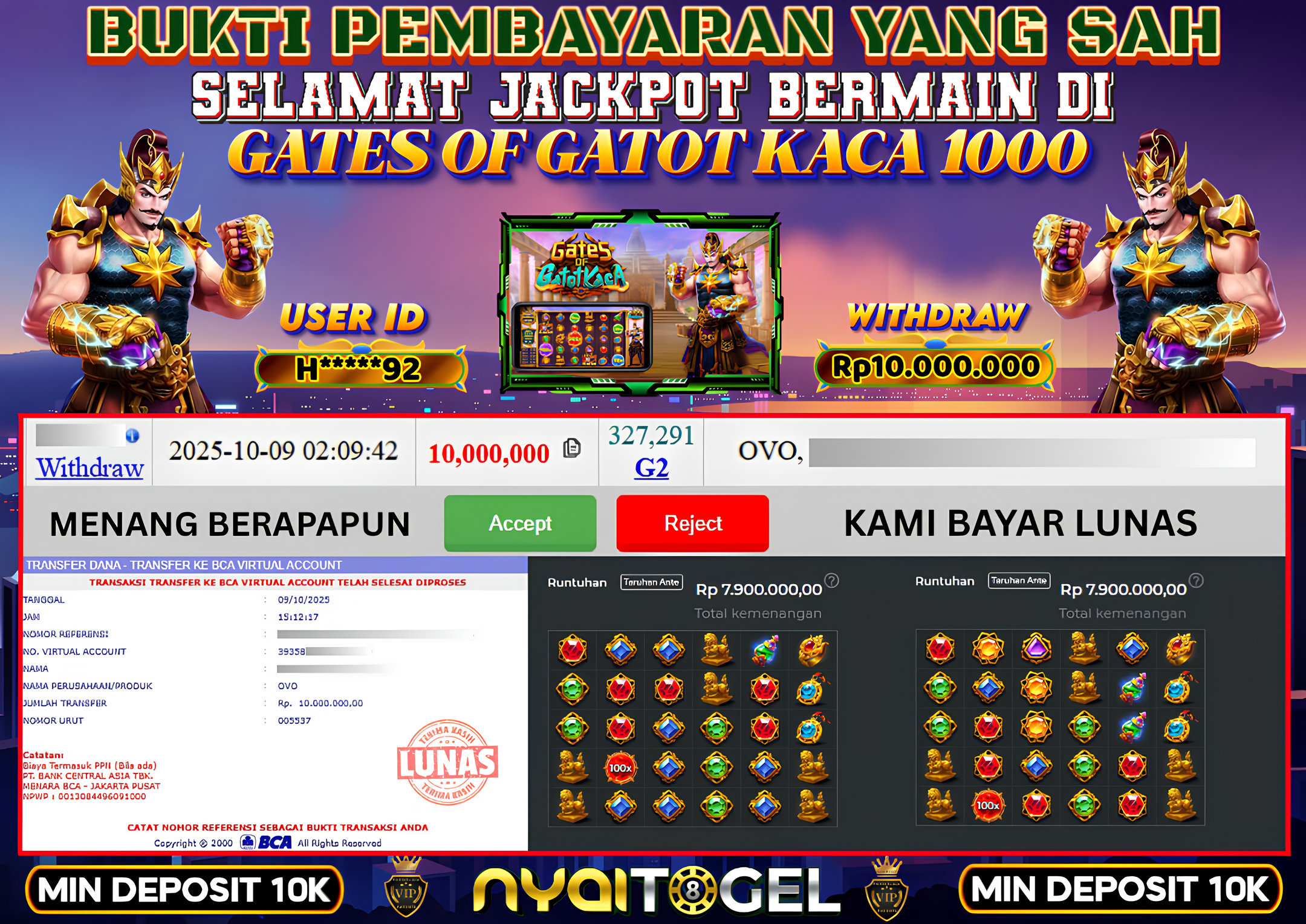 NYAITOGEL Bukti Jackpot Slot