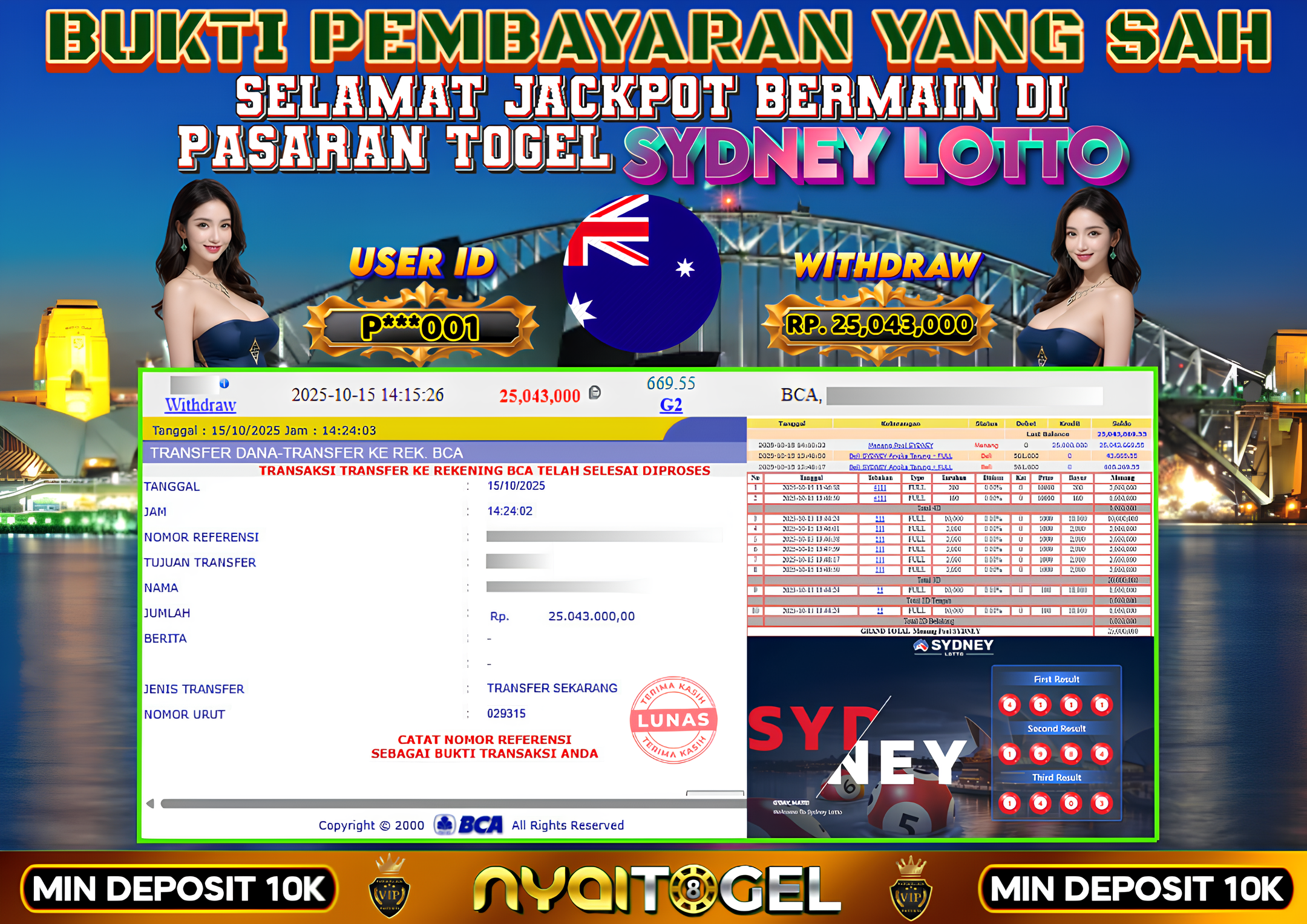 NYAITOGEL Bukti Jackpot Togel