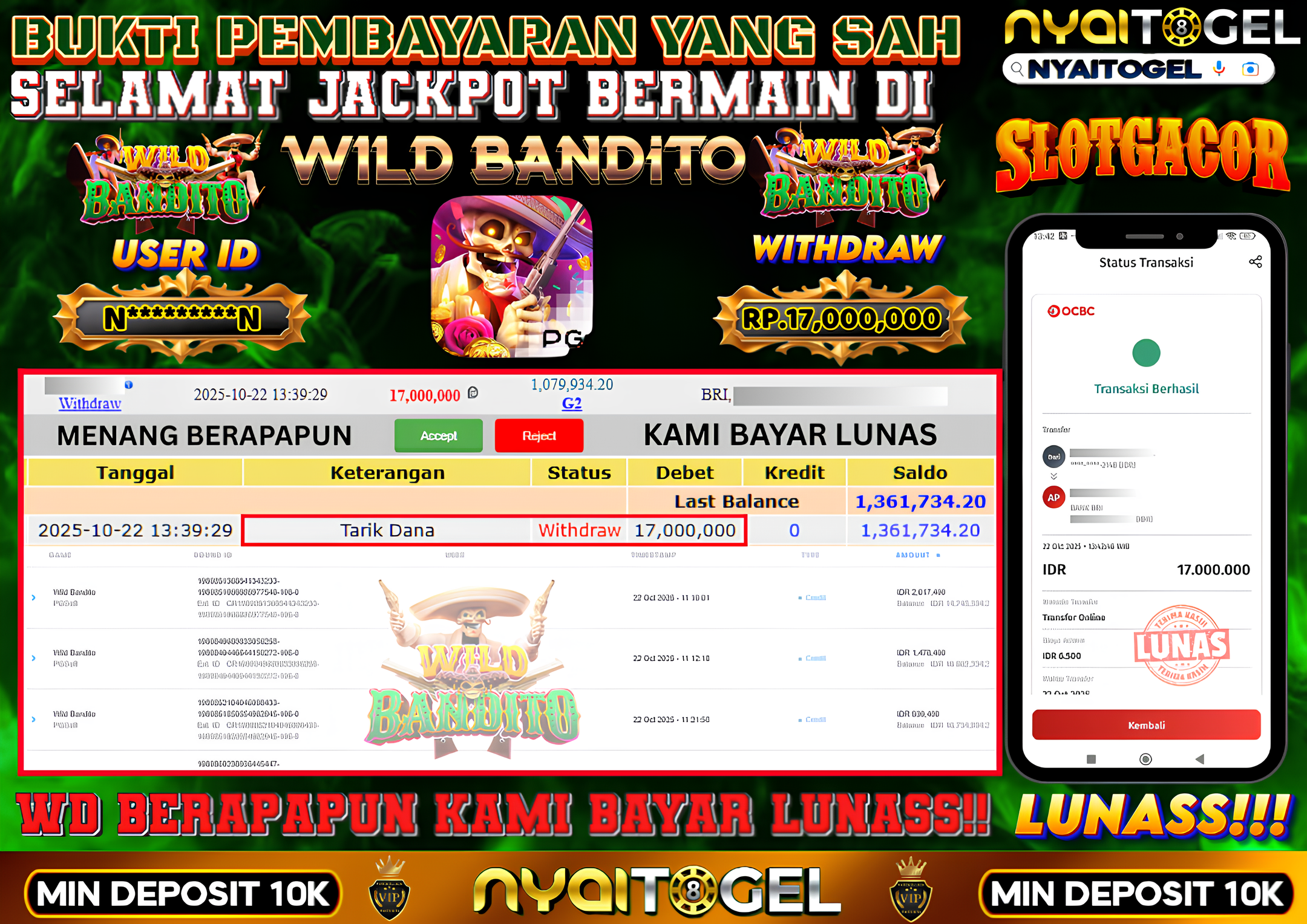 NYAITOGEL Bukti Jackpot Slot