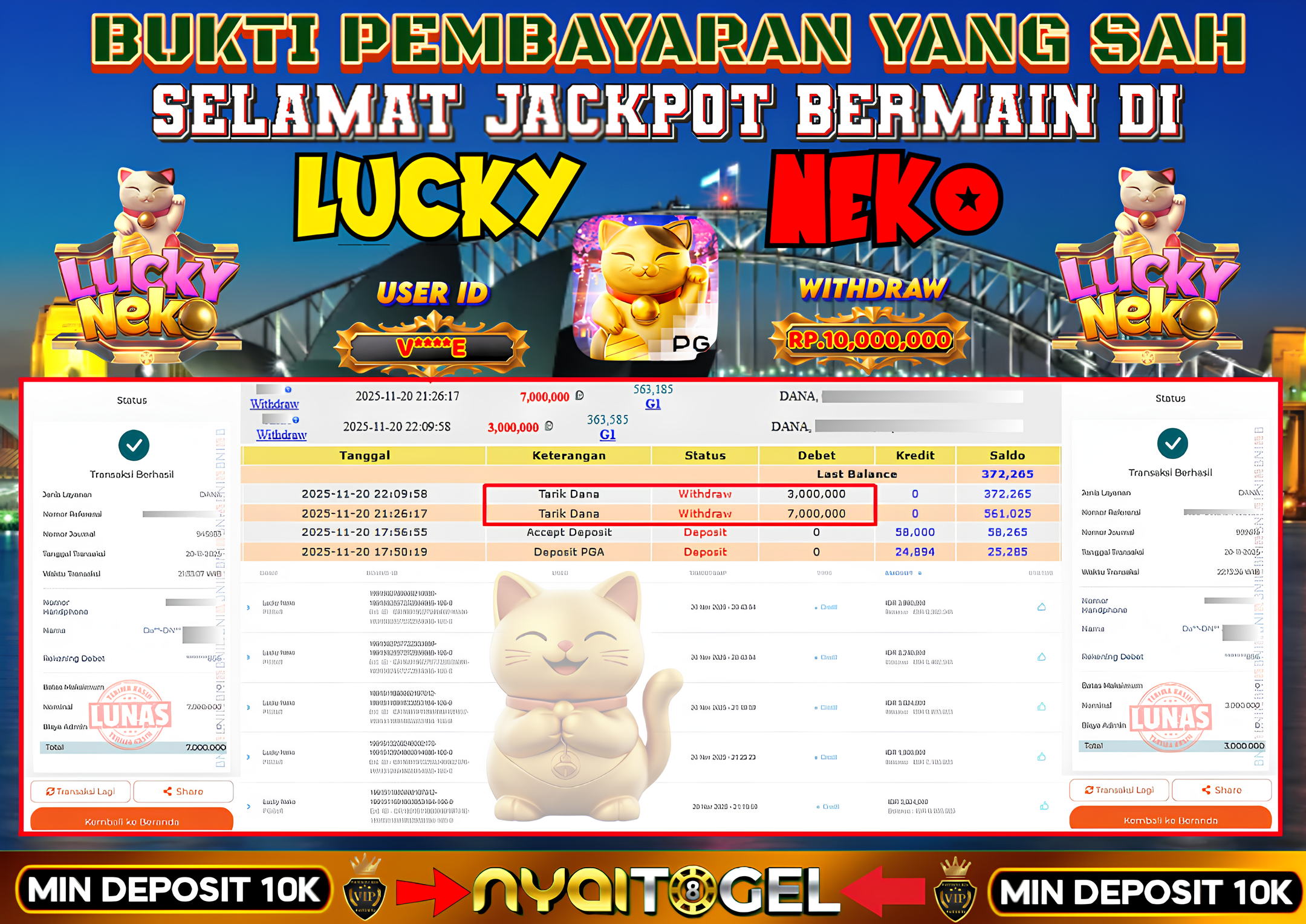 NYAITOGEL Bukti Jackpot Slot