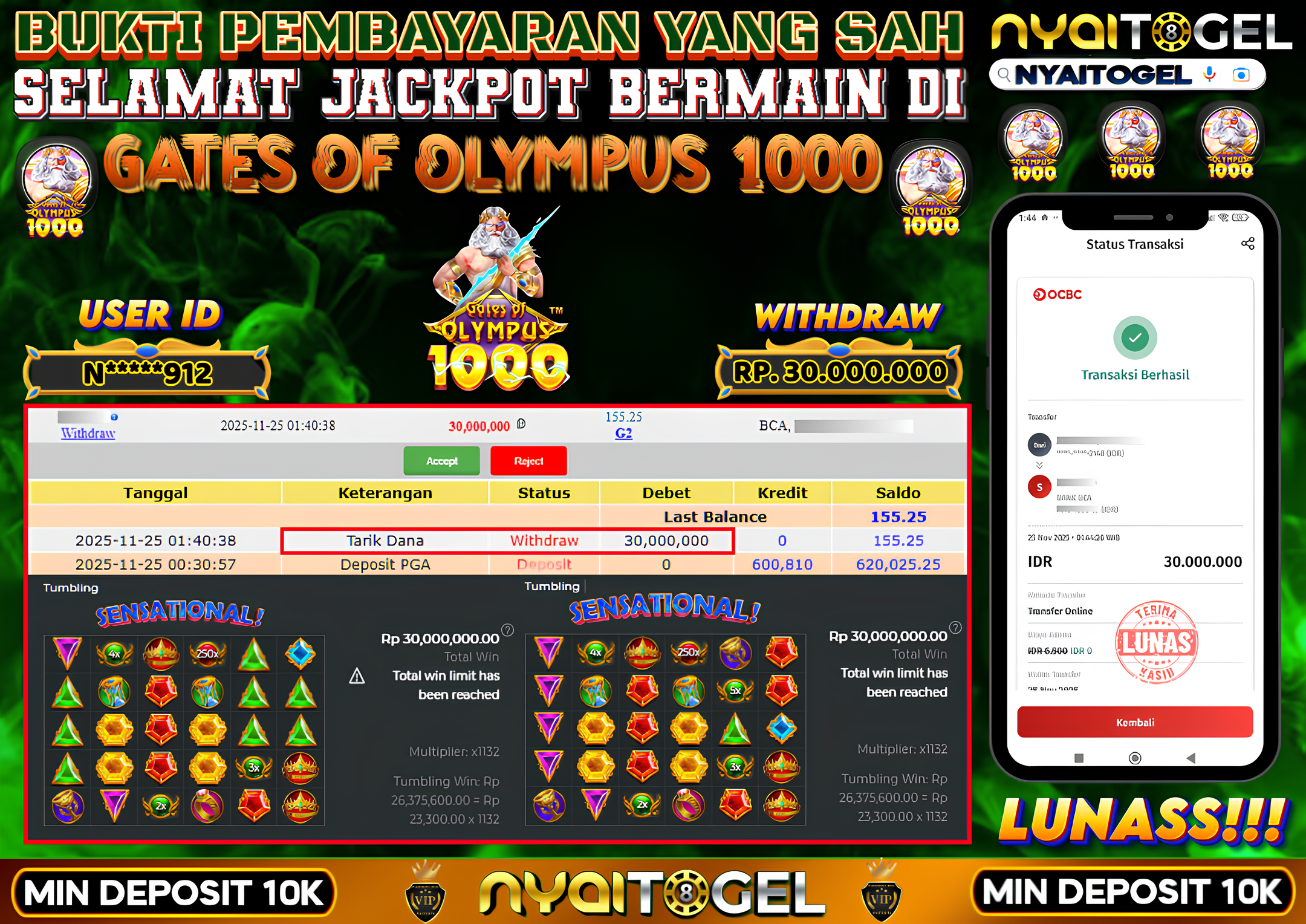 NYAITOGEL Bukti Jackpot Slot