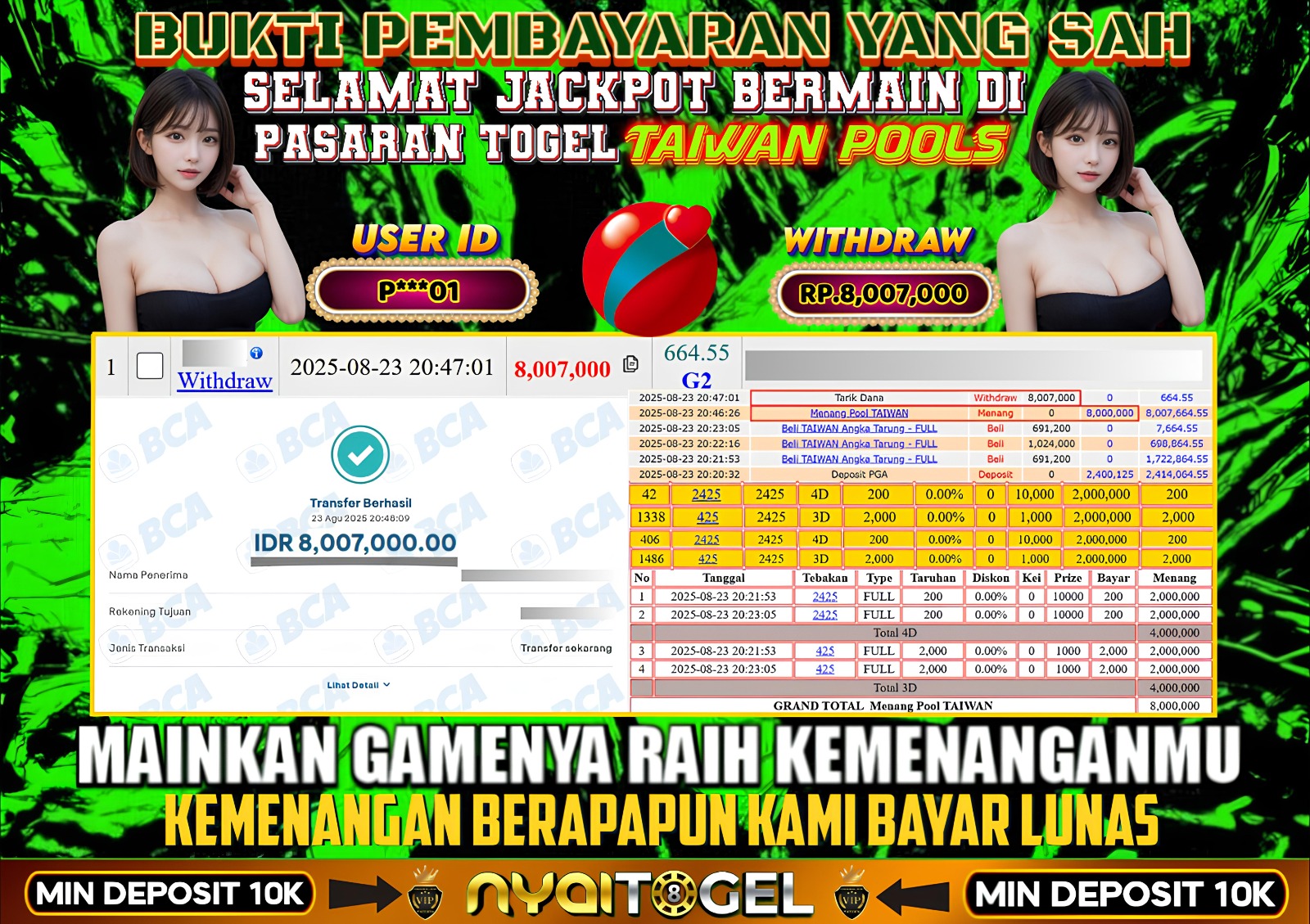 bukti jp togel