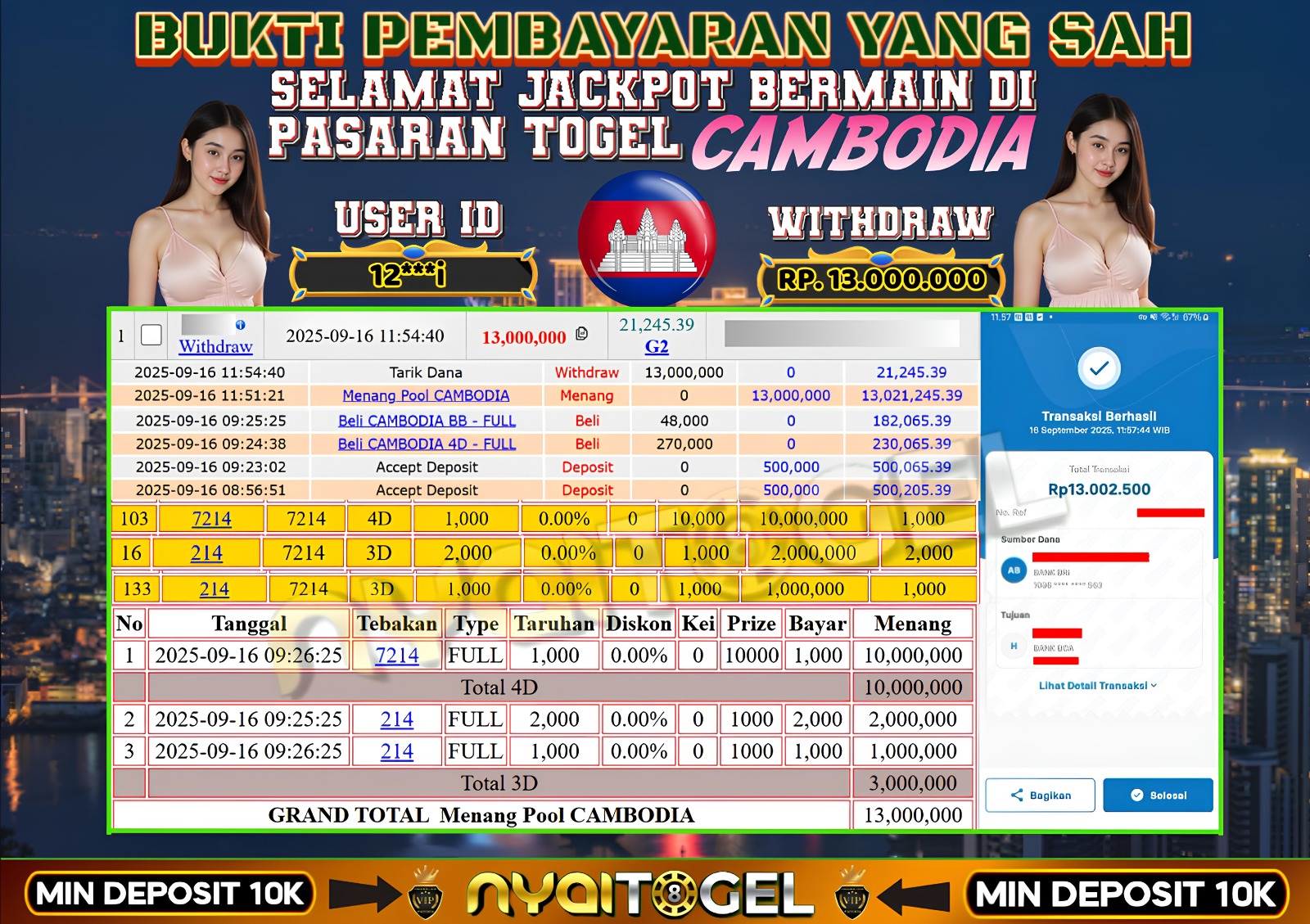 bukti jp togel