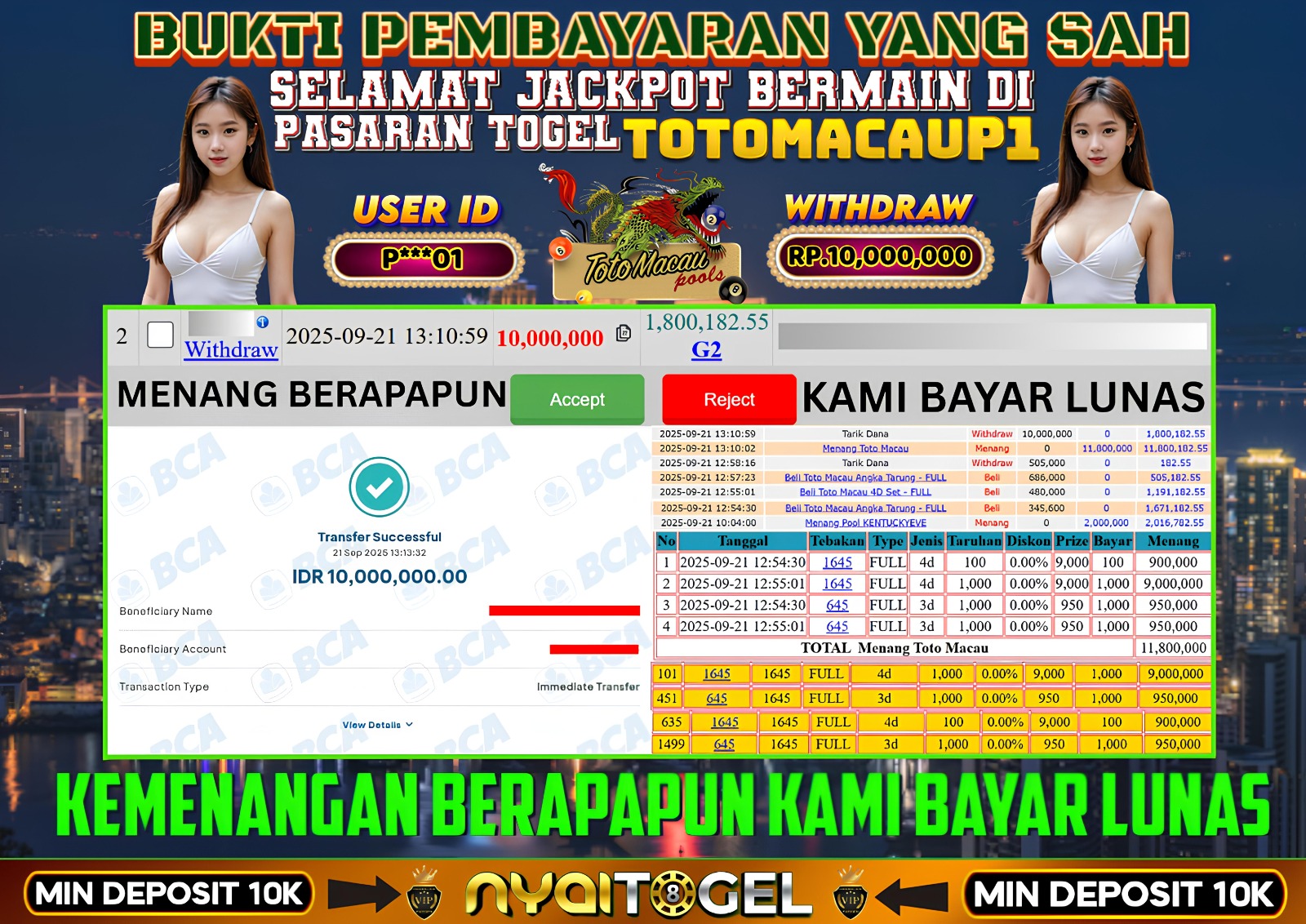 bukti jp togel