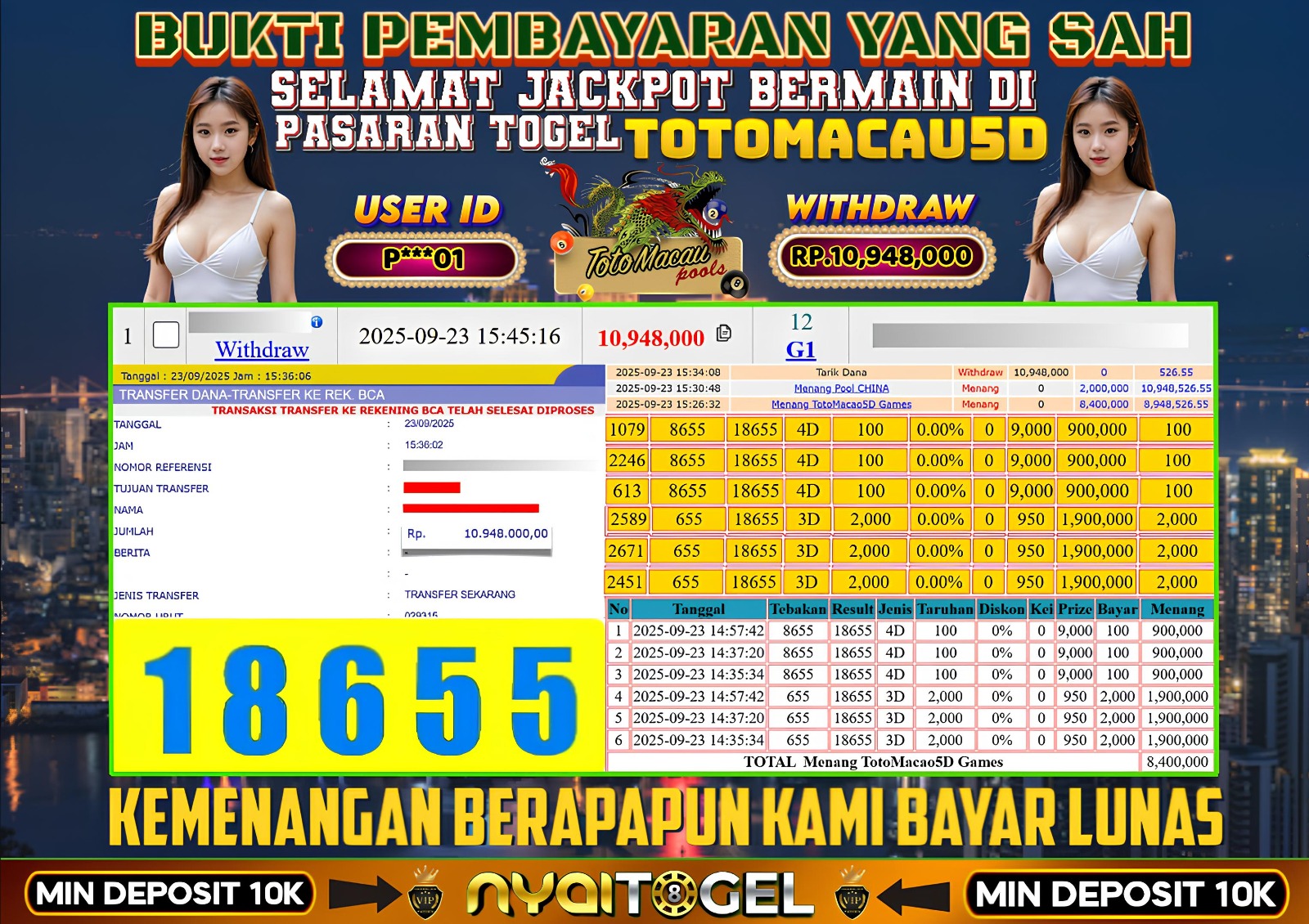 bukti jp togel