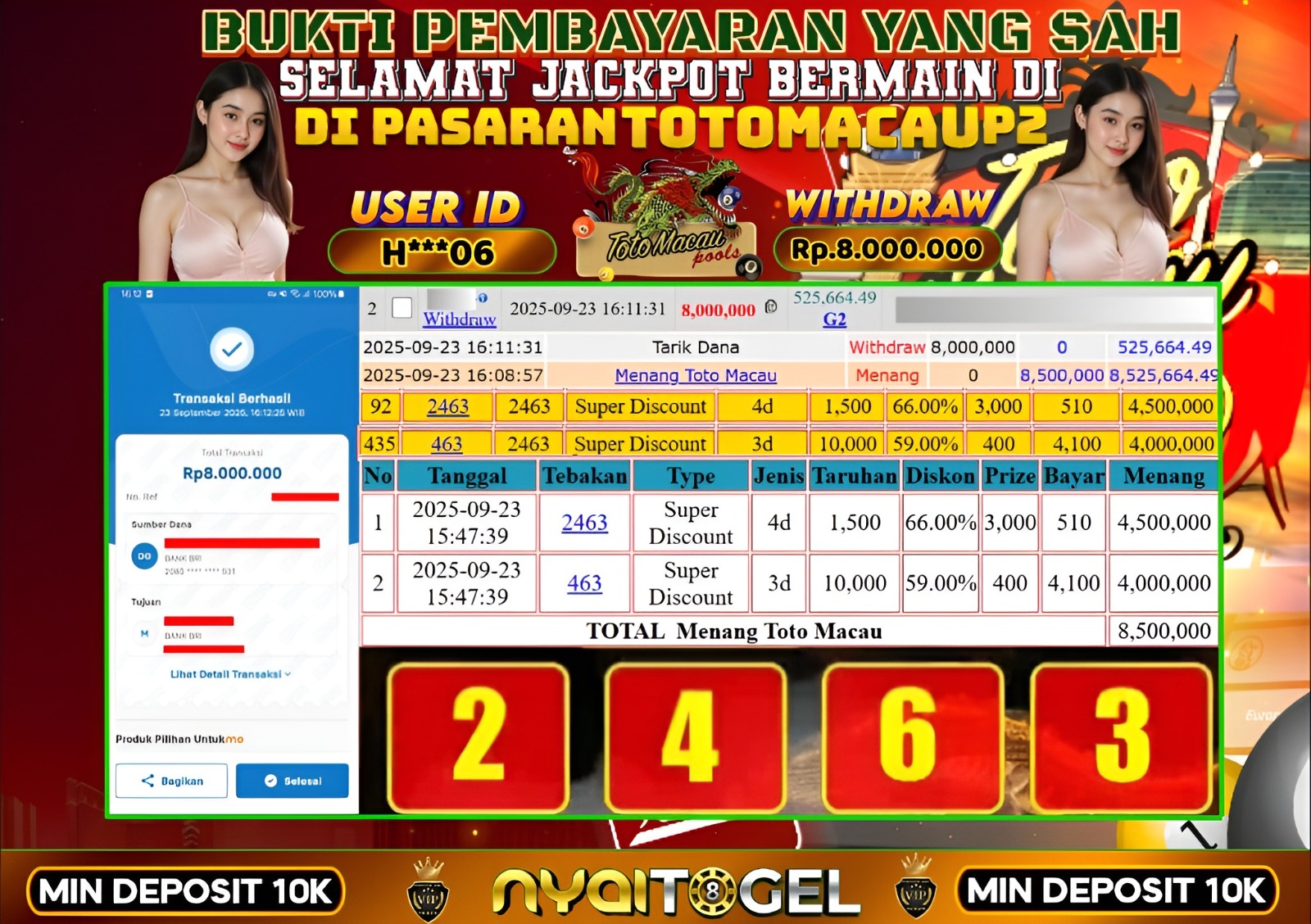 bukti jp togel