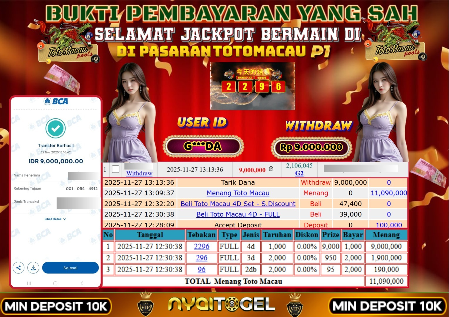 bukti jp togel