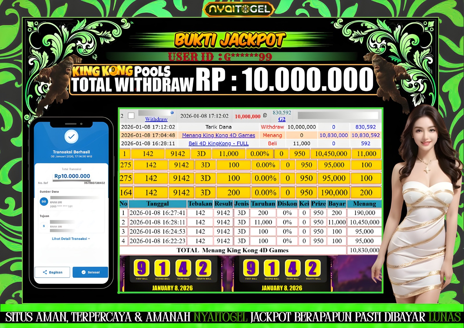 bukti jp togel