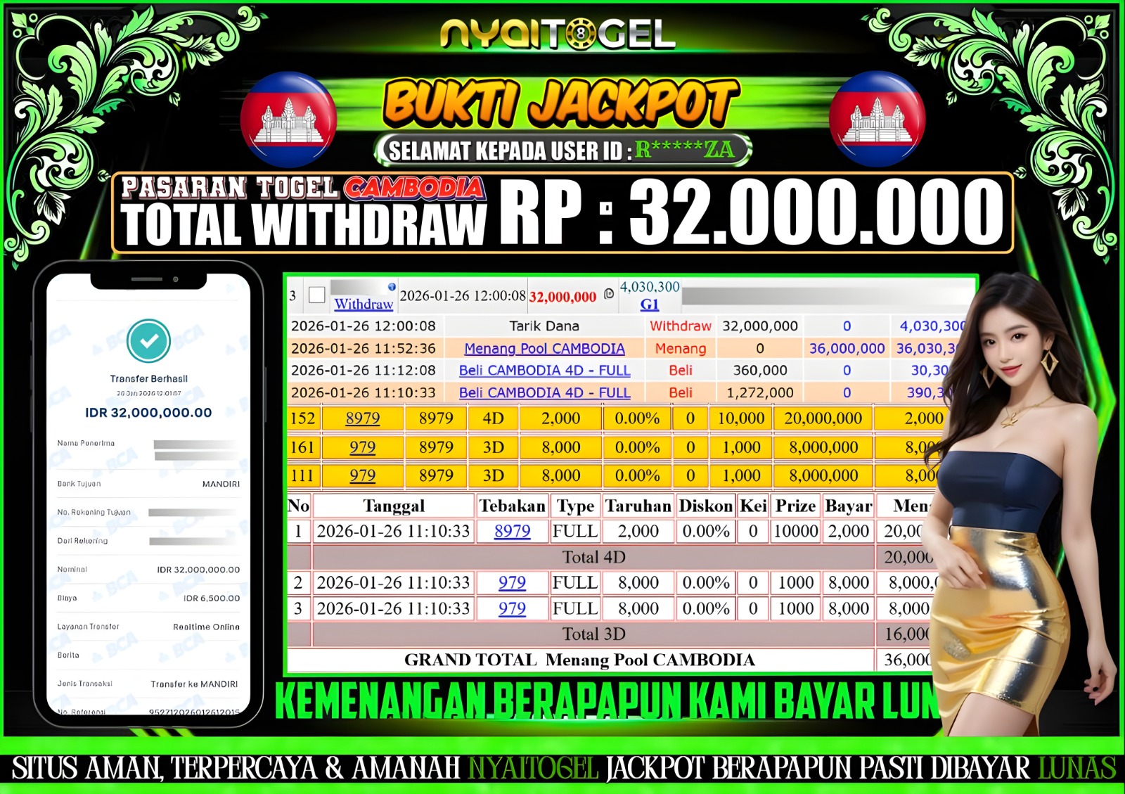 bukti jp togel