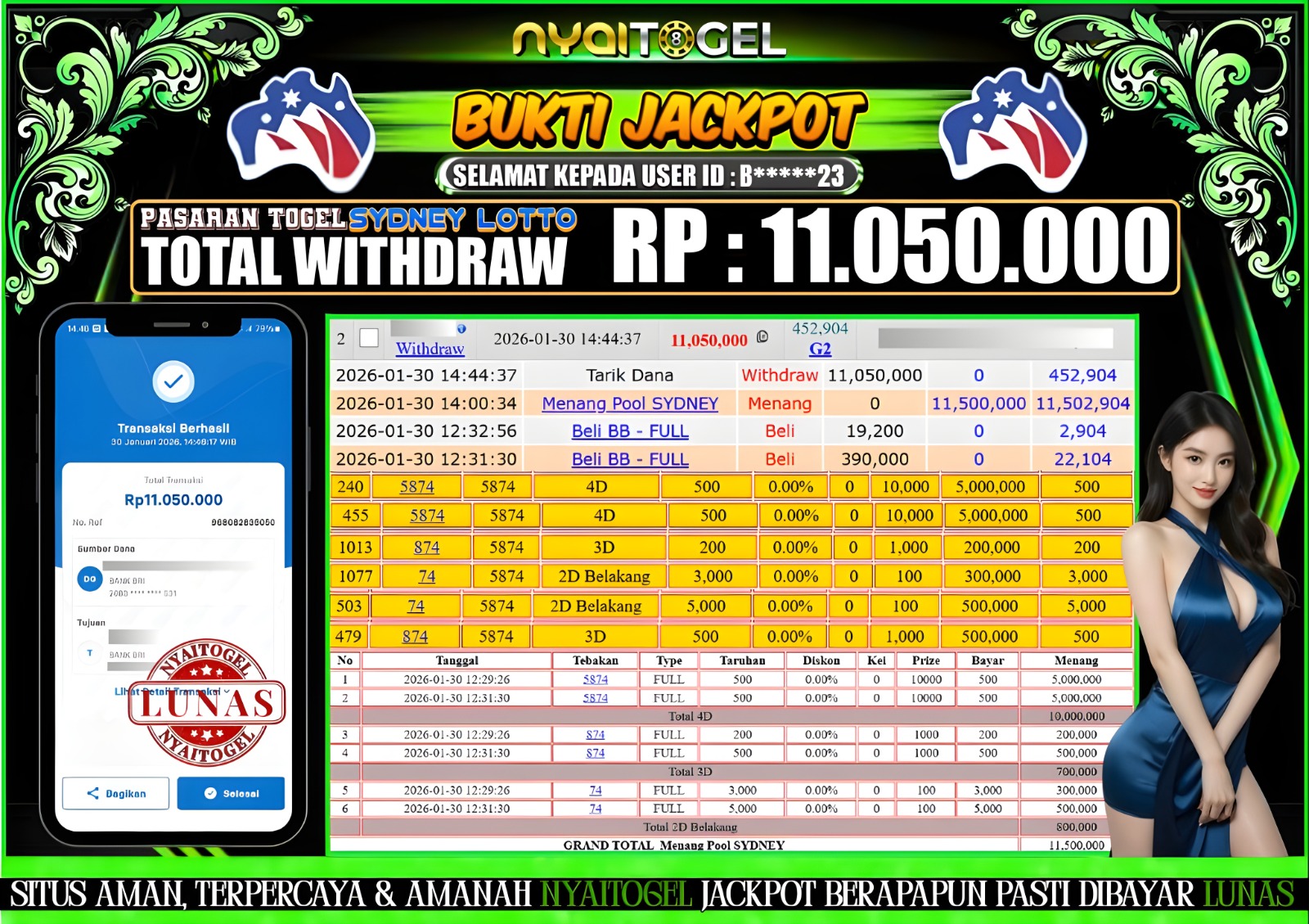 bukti jp togel