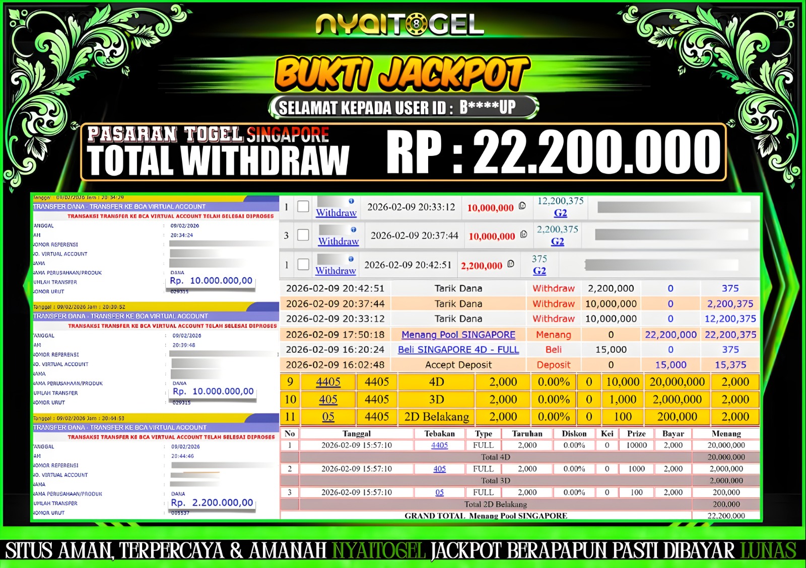 bukti jp togel