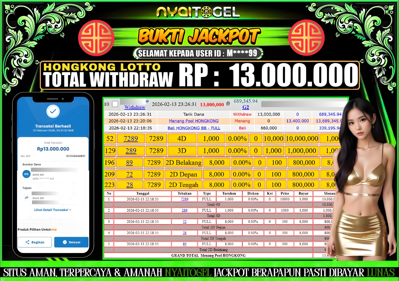 bukti jp togel