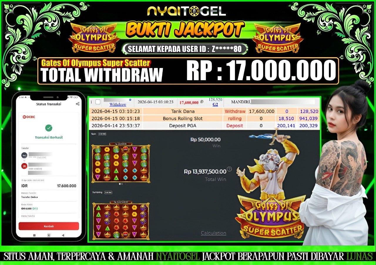 Bukti Jp Slot Gates Of Olympus super scatter