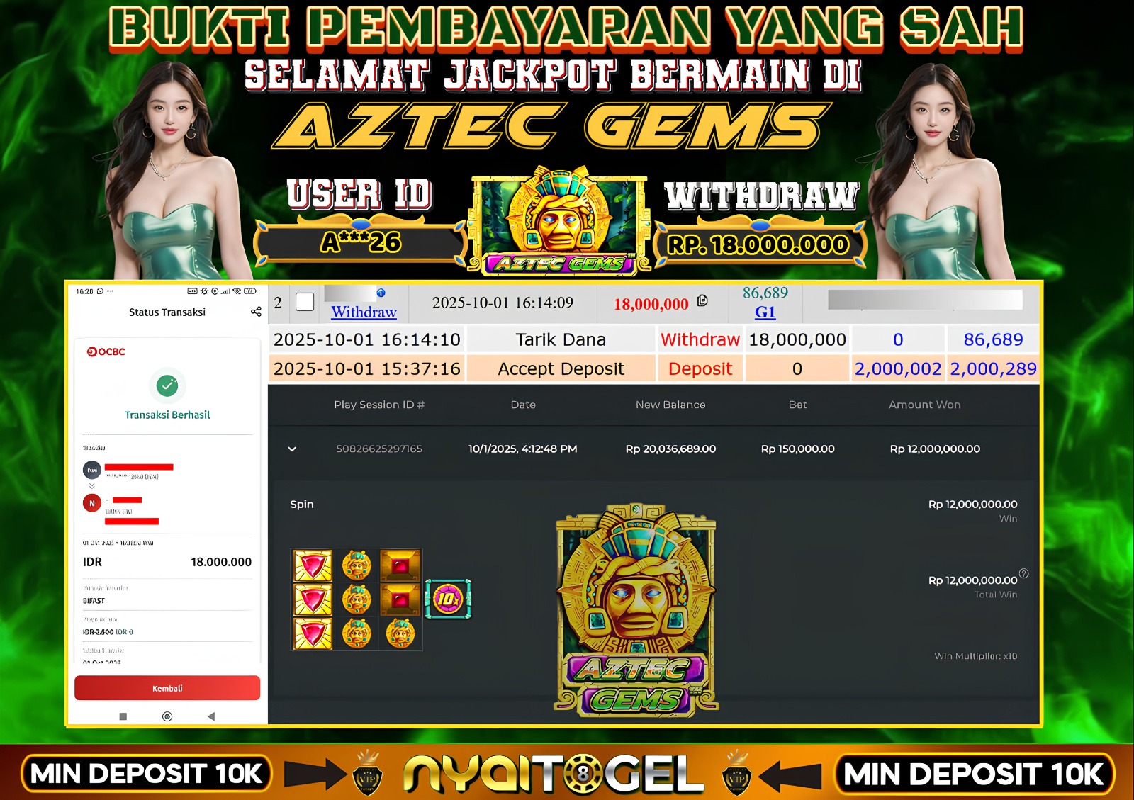 NYAITOGEL Bukti Jackpot Slot