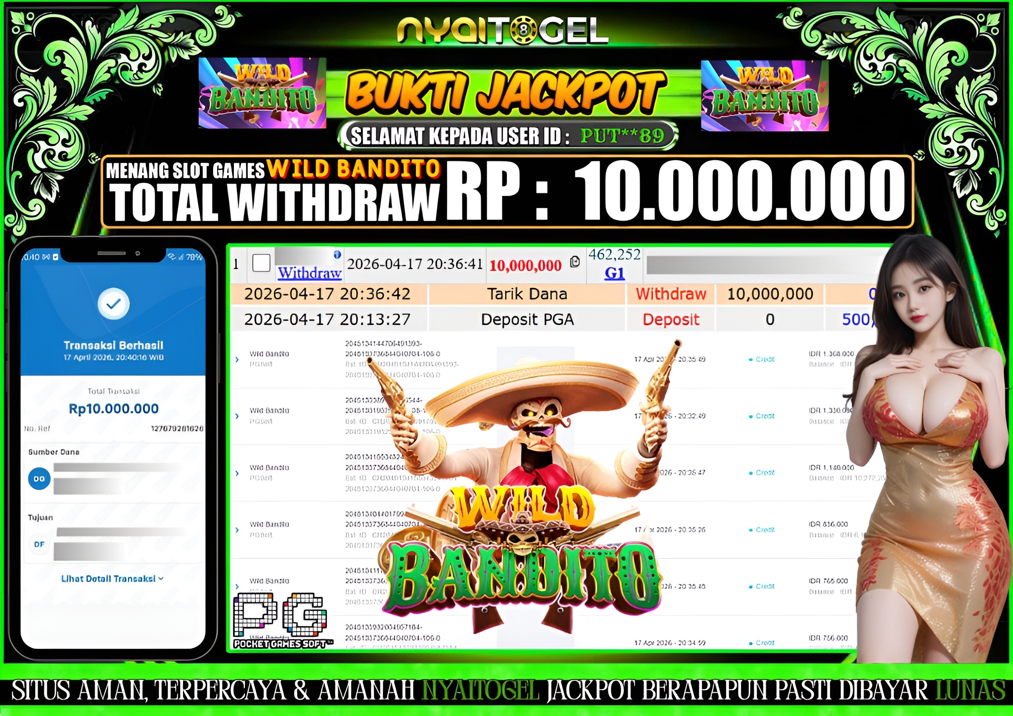 Bukti Jp Slot Wild Bandito